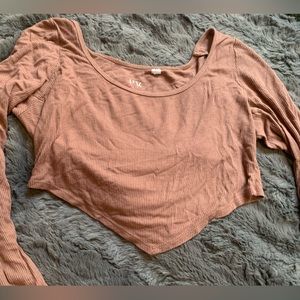 PacSun Long Sleeve Crop Top